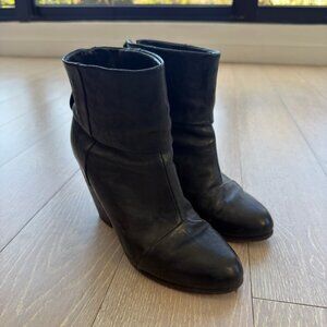 rag & bone Newbury Black Ankle Boots